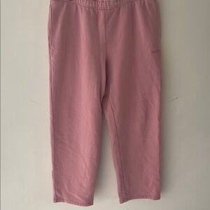 Aritzia Pink Straight Leg Pants